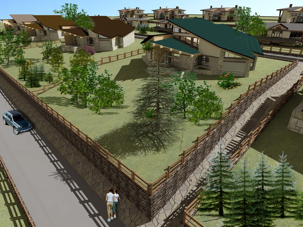 Коттеджный посёлок "Яхромские Горки-2" с разработкой индивидуальных жилых домов.