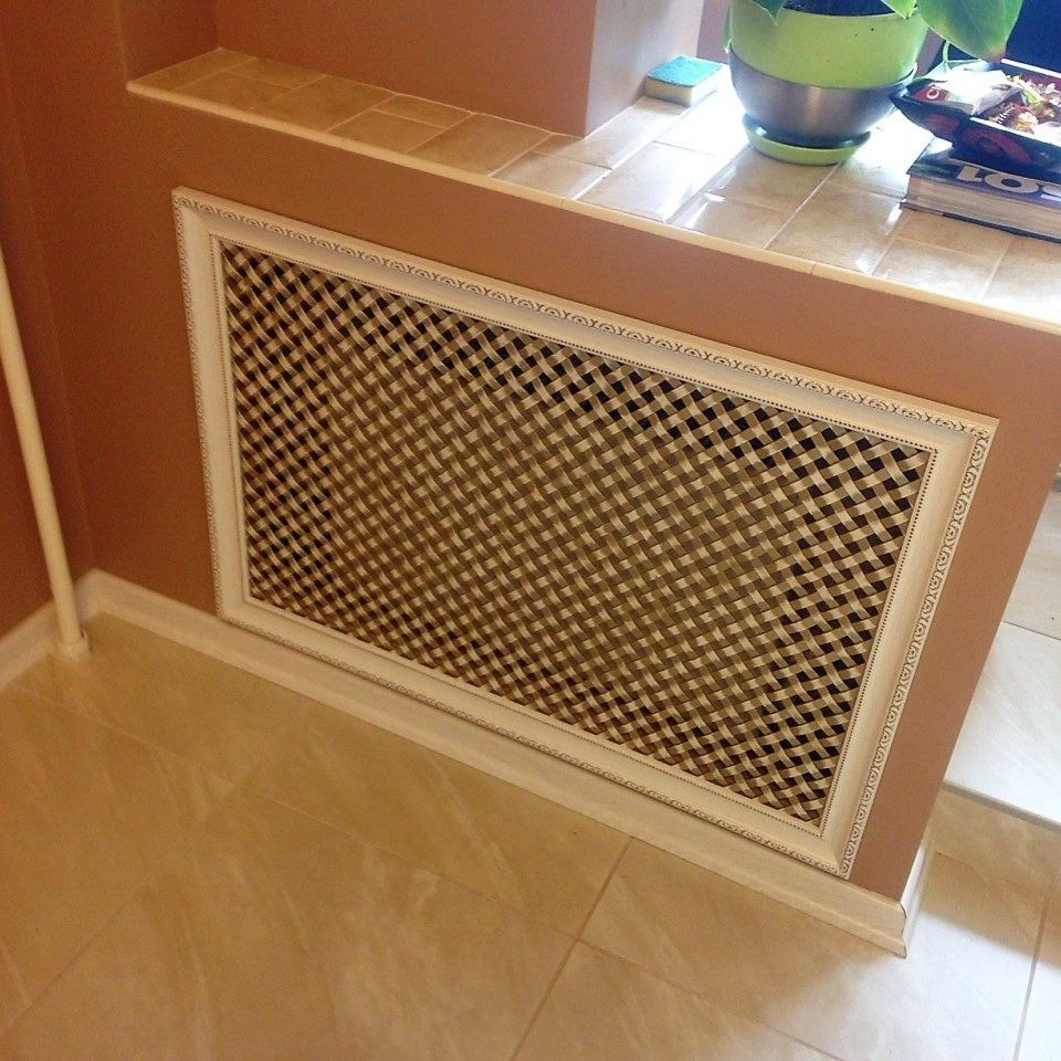 Экран рамка для батареи из багета