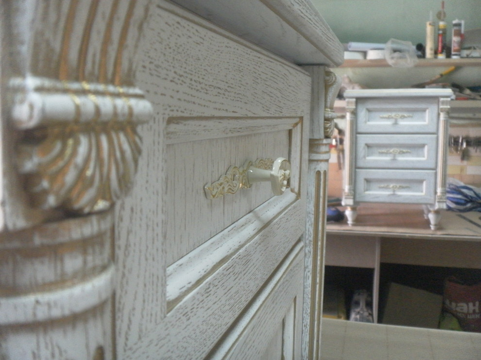 Спальня из массива дуба, с резьбой