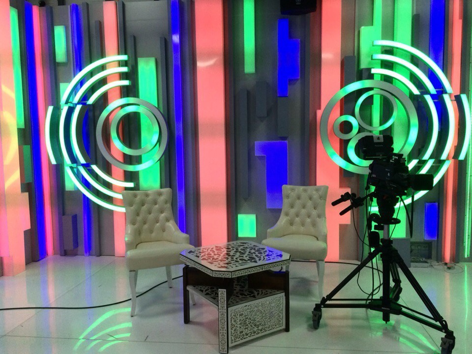 Студия для утренних шоу телеканала «Миллет»