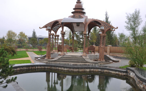 Кованая беседка Модерн