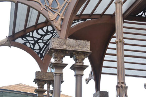 Кованая беседка Модерн