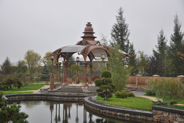 Обложка проекта: Кованая беседка Модерн