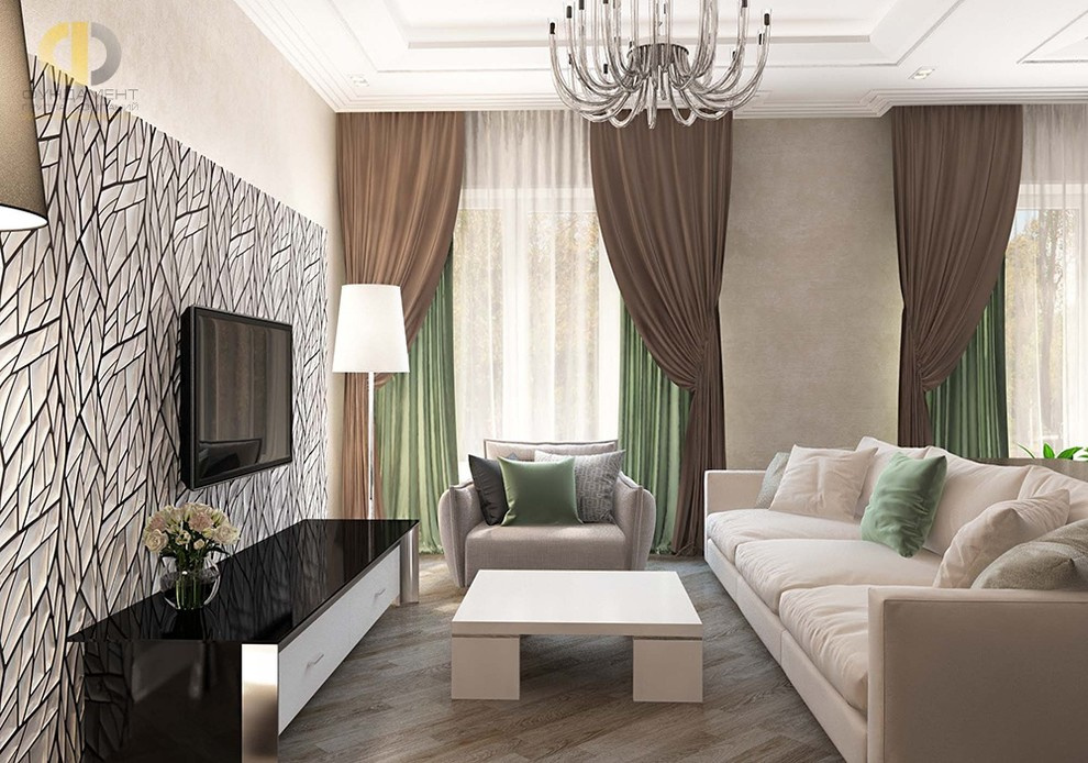 Дизайн интерьера в доме 340 кв. м