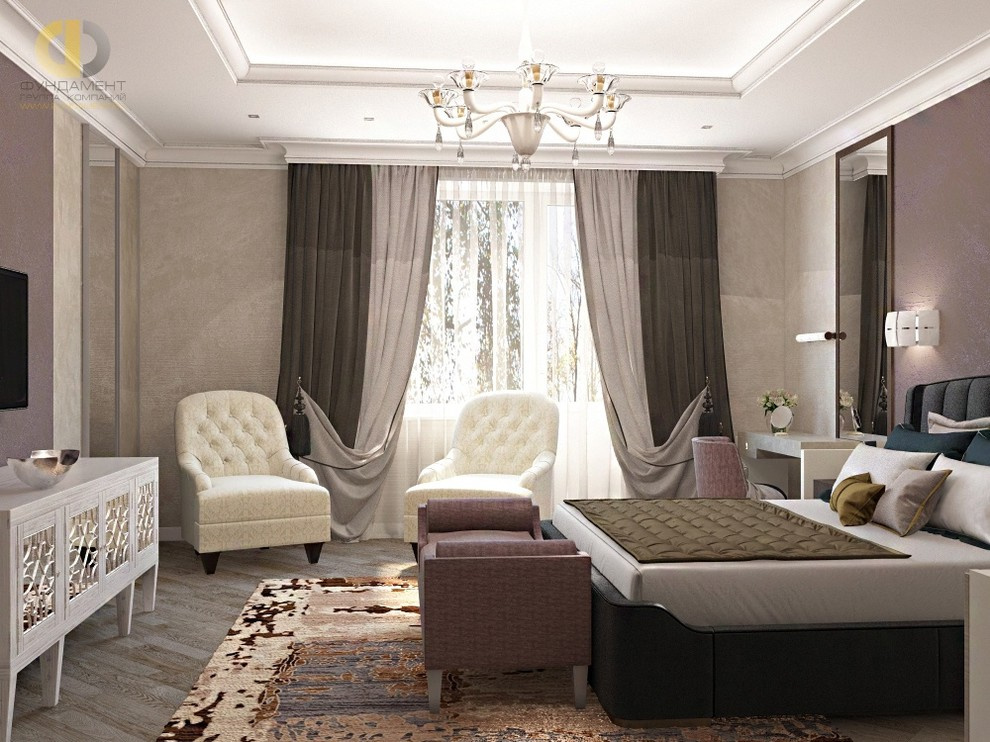 Дизайн интерьера в доме 340 кв. м