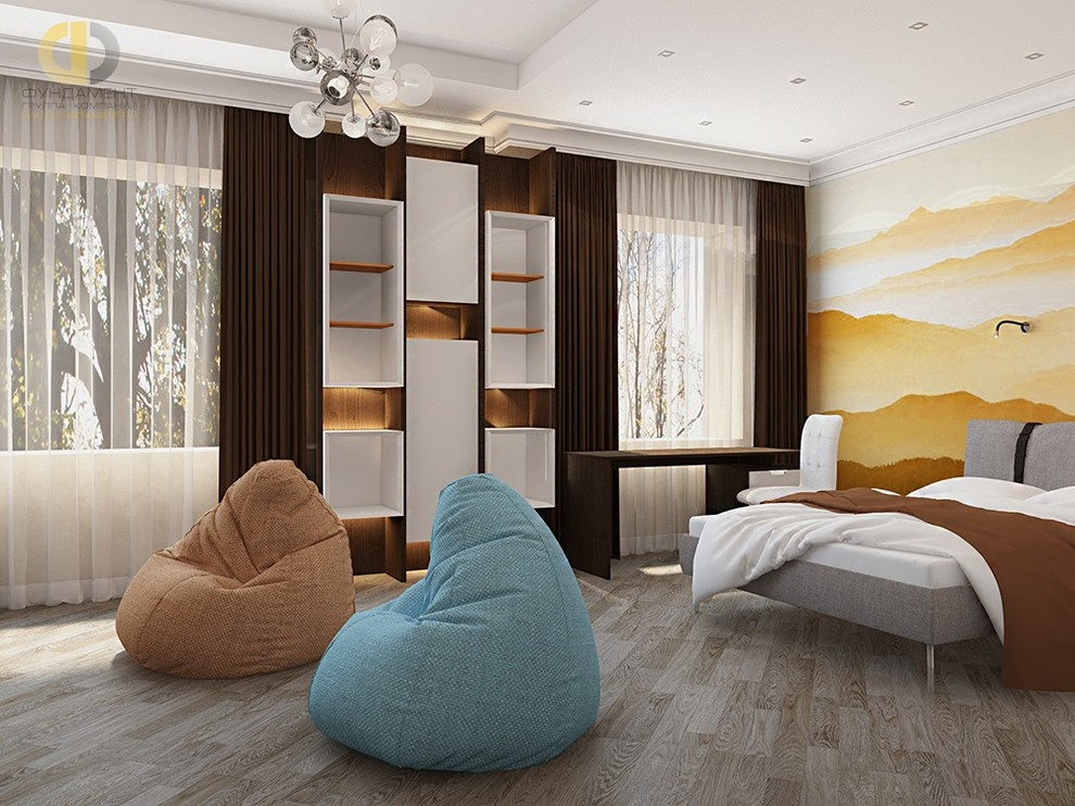 Дизайн интерьера в доме 340 кв. м