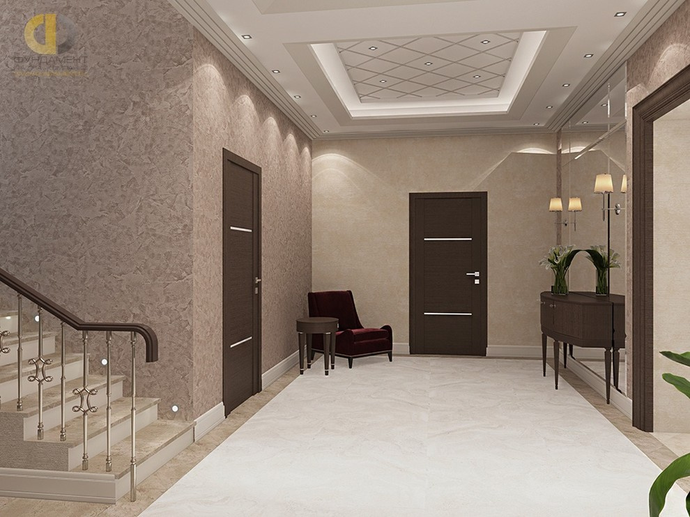 Дизайн интерьера в доме 340 кв. м