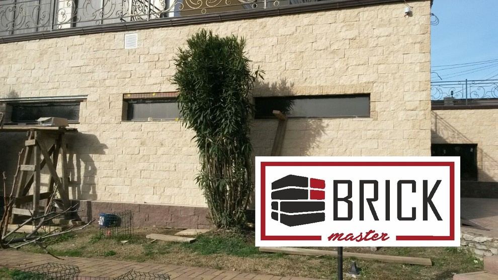 Облицовка дома в Сочи камнем Афины 11-109-00