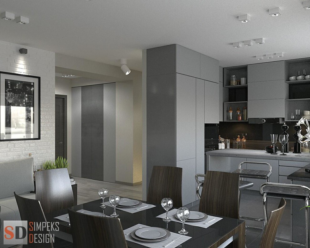 Constructivism Style Design in new apartments