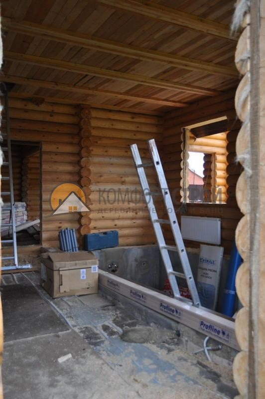 Дом-баня с бассейном 130.11 м2 8.25х12.4