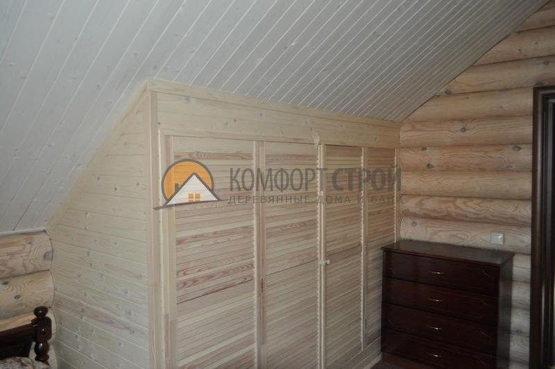 Дом-баня с бассейном 130.11 м2 8.25х12.4