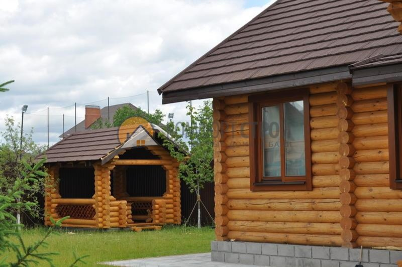 Дом-баня с бассейном 130.11 м2 8.25х12.4