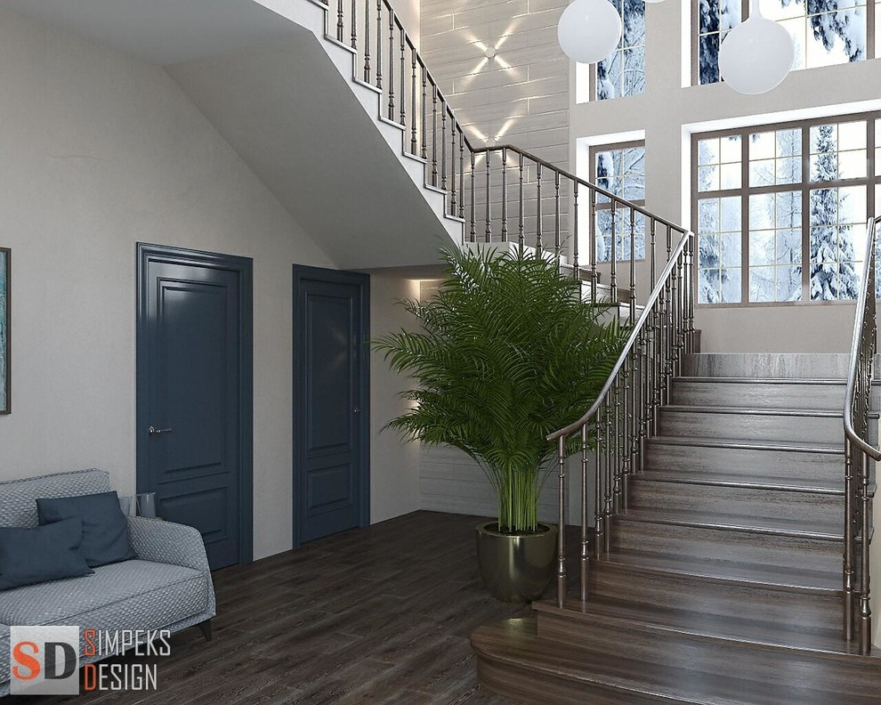 Neo-Classic interior.Design in amazing house.