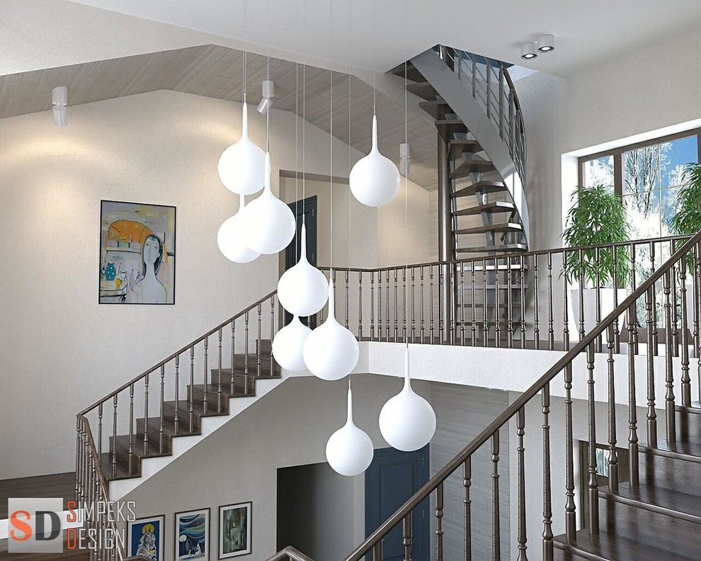 Neo-Classic interior.Design in amazing house.