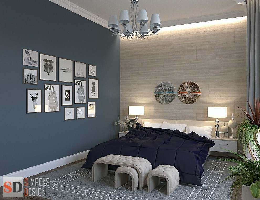 Neo-Classic interior.Design in amazing house.