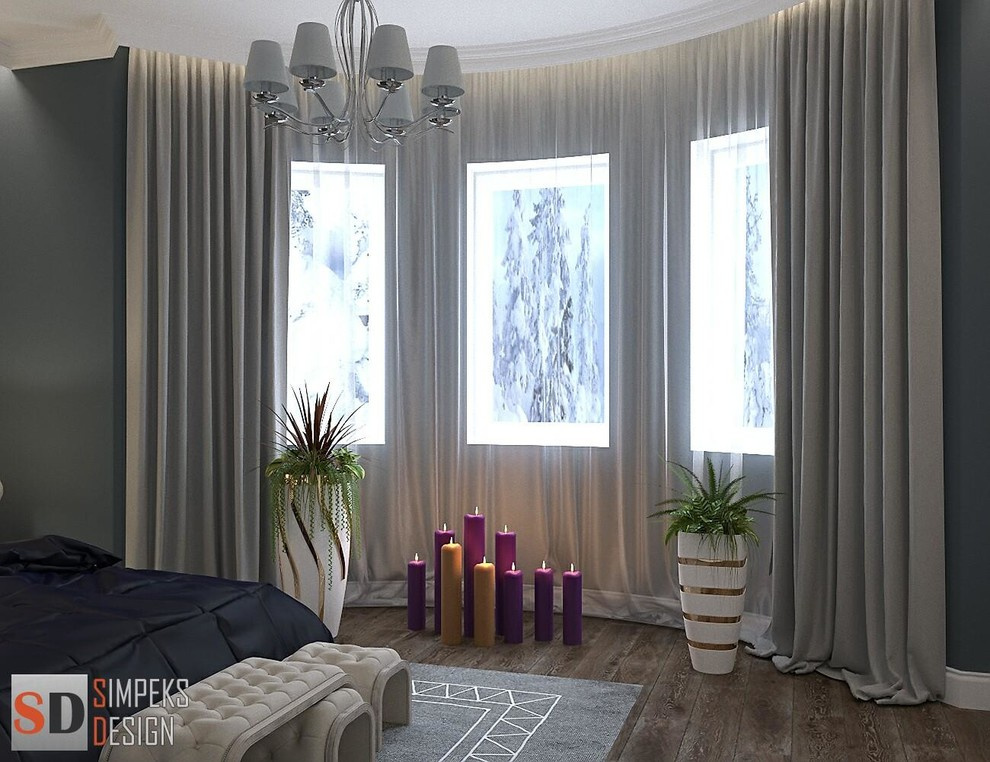 Neo-Classic interior.Design in amazing house.