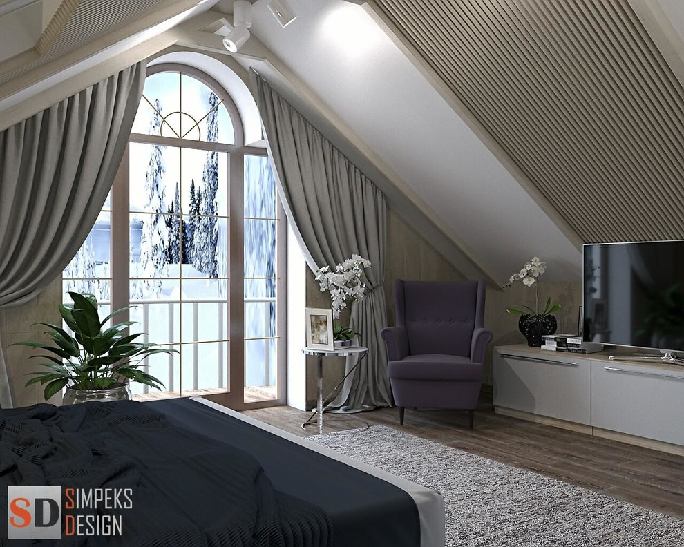 Neo-Classic interior.Design in amazing house.