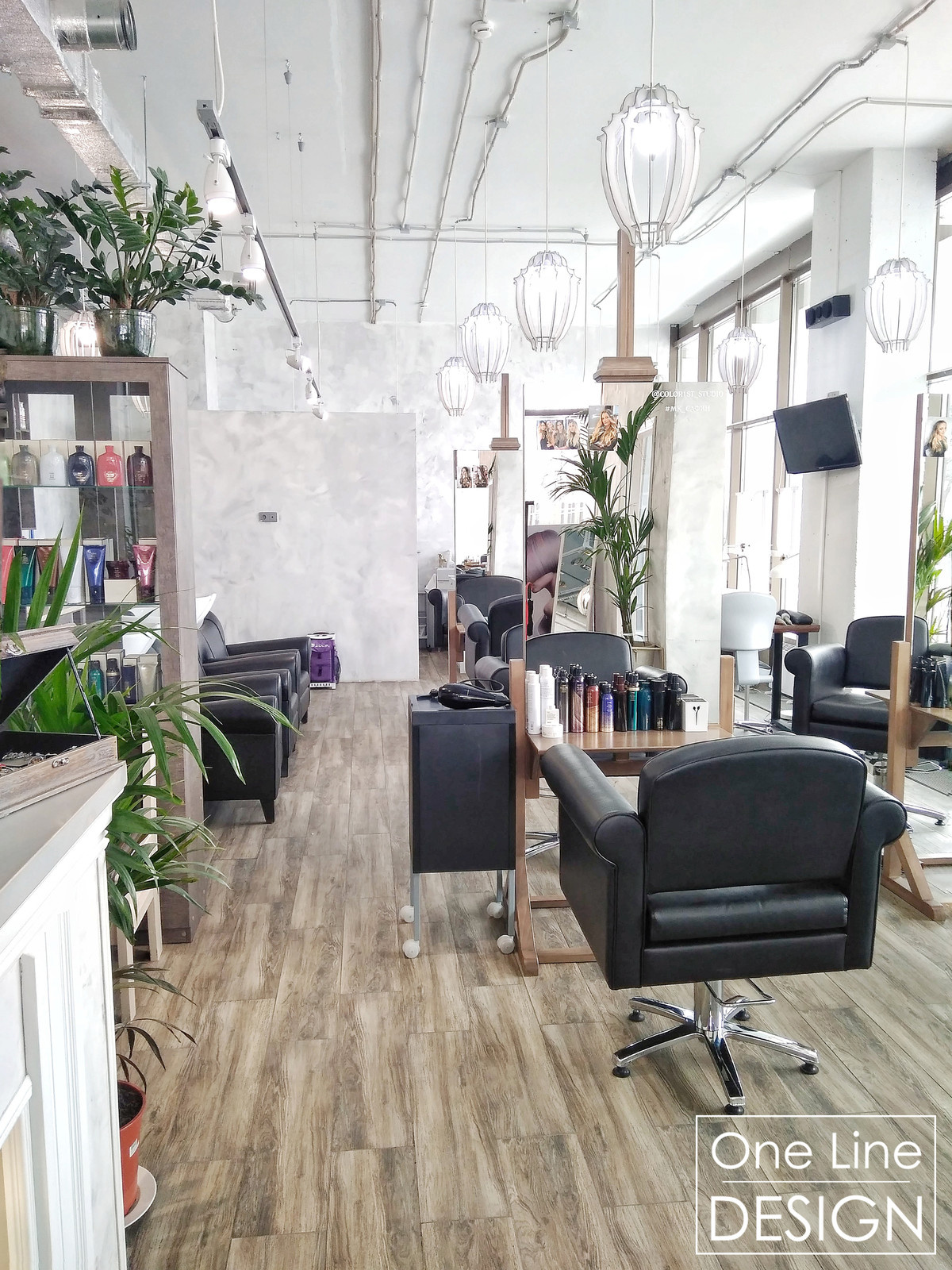 Салон красоты в стиле лофт