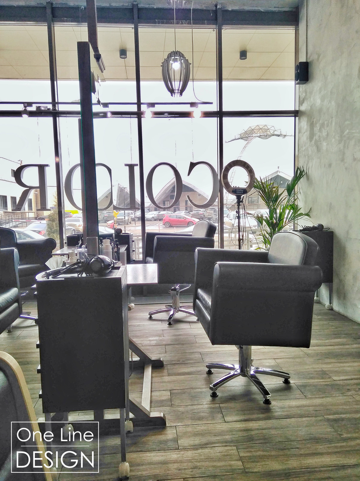 Салон красоты в стиле лофт