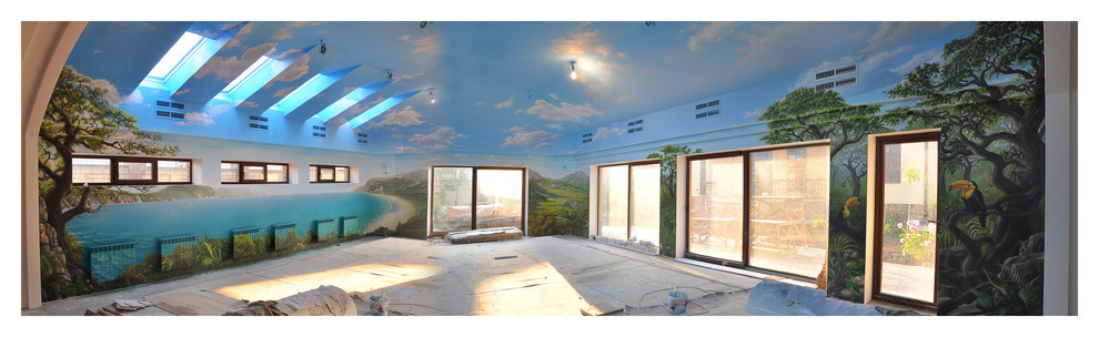 Обложка проекта: роспись стен в бассейне