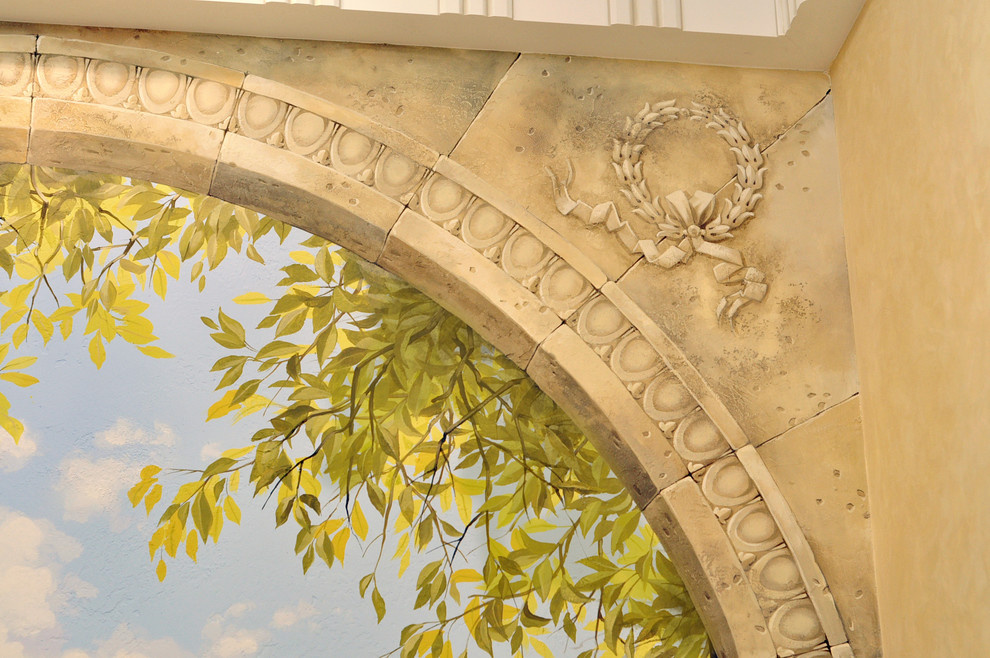 роспись в классическом интерьере