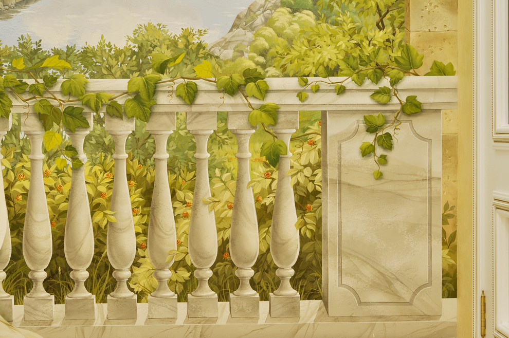 роспись в классическом интерьере