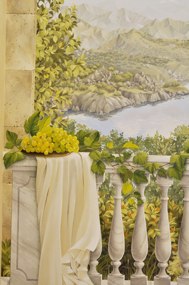 роспись в классическом интерьере