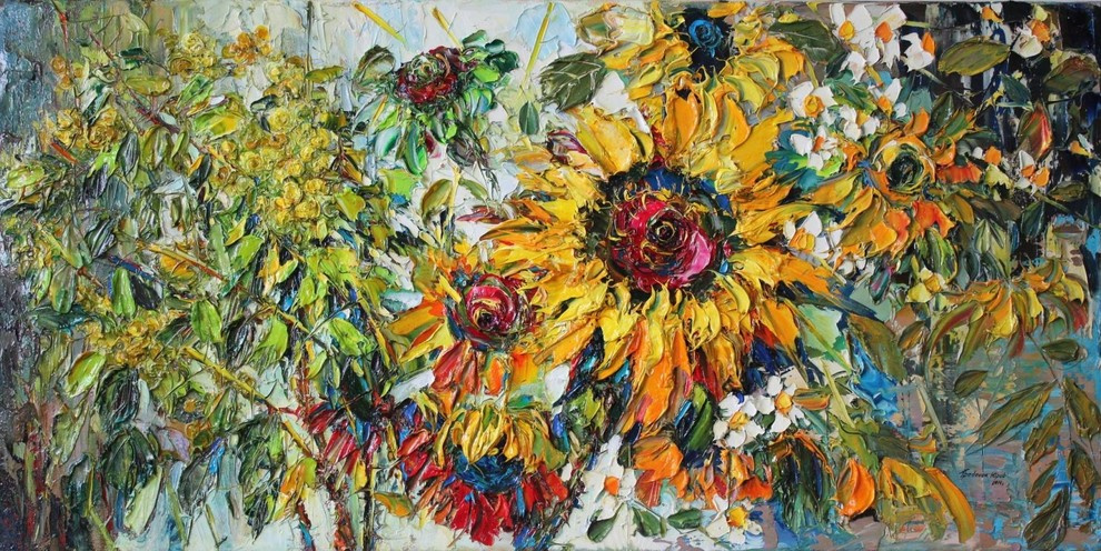 Interior decoration paintings.