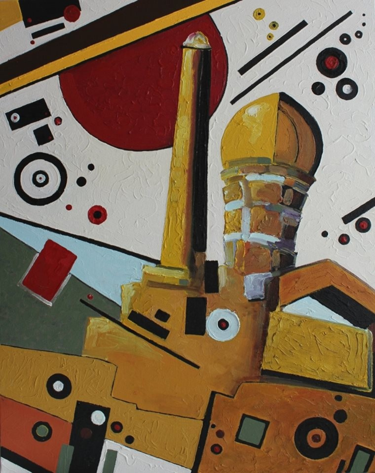 Interior decoration paintings.