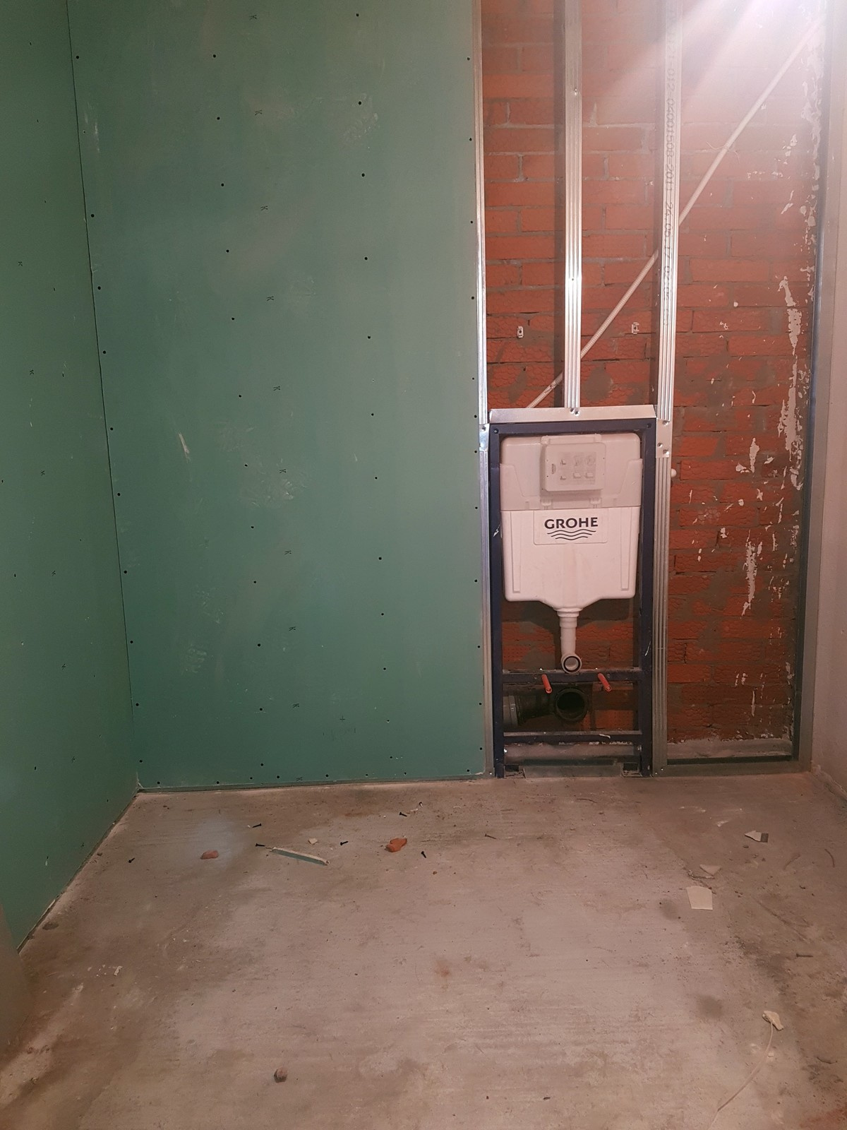 Капитальный ремонт сан.узла в частном доме.