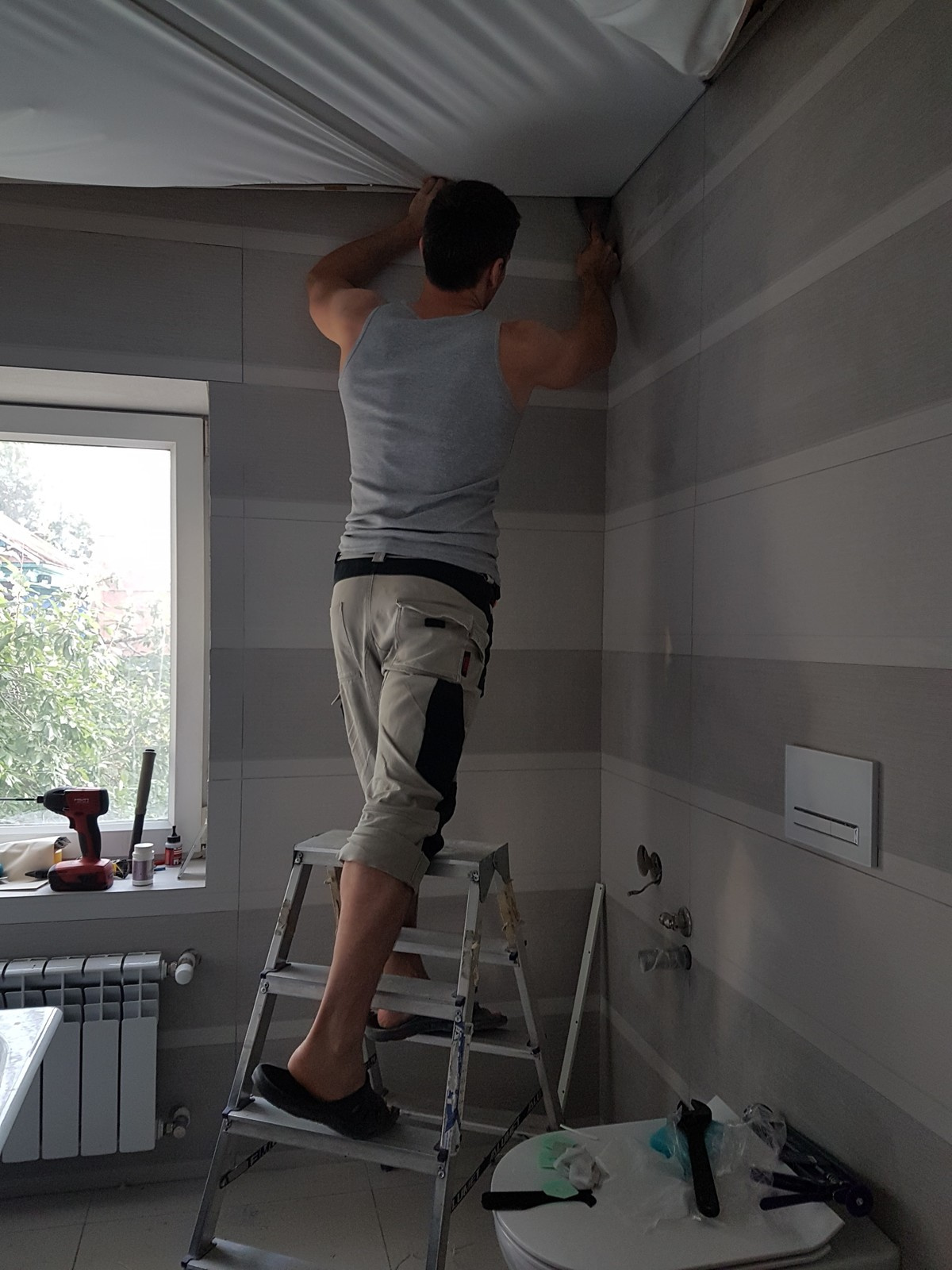 Обложка проекта: Капитальный ремонт санузла в частном доме.