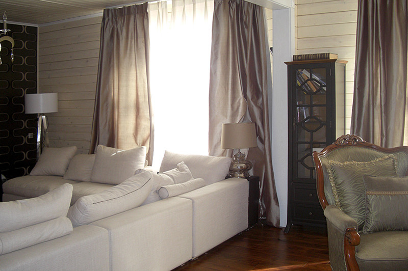 Гостиная в загородном доме