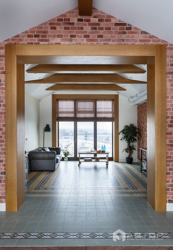 Дом на склоне - фото интерьеров