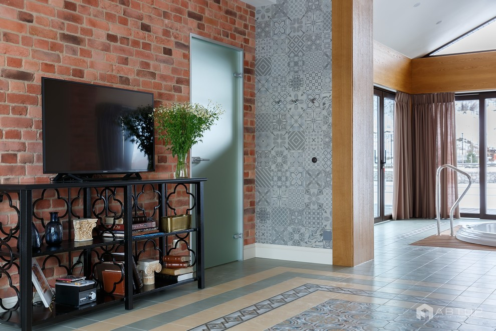 Дом на склоне - фото интерьеров