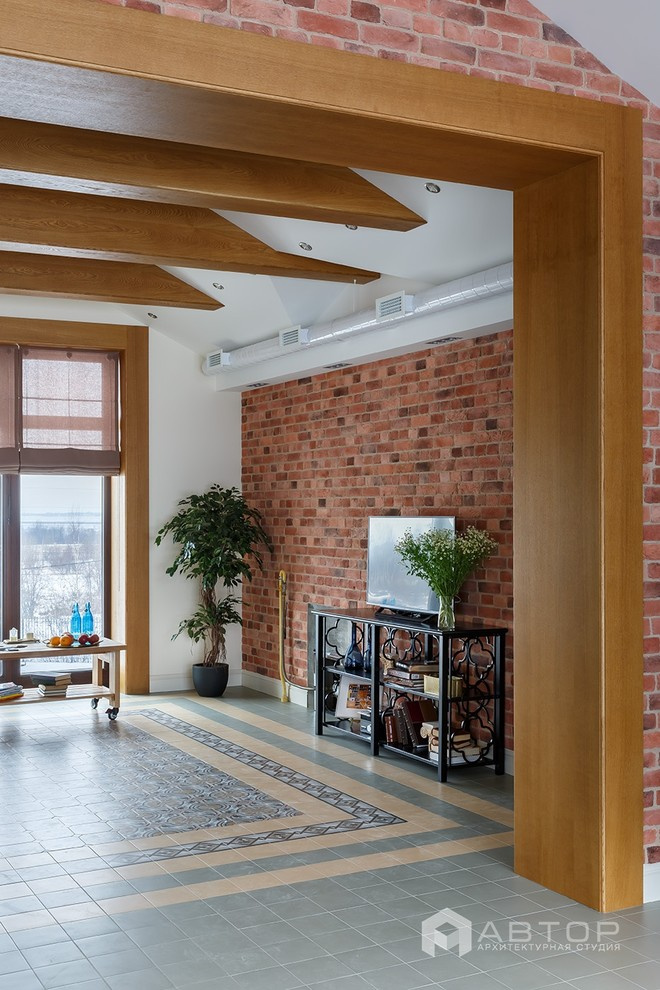 Дом на склоне - фото интерьеров