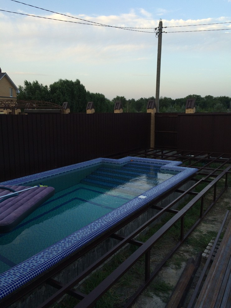 Терраса вокруг бассейна в пос.Кумженская г.Ростов-на-Дону.