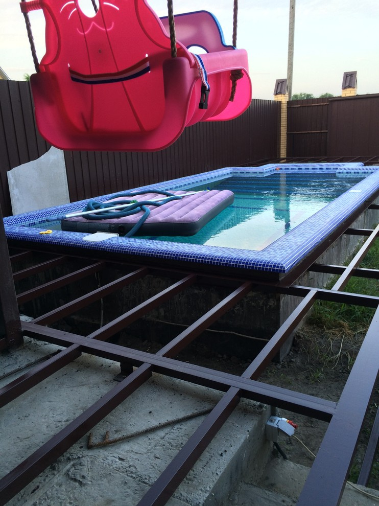 Терраса вокруг бассейна в пос.Кумженская г.Ростов-на-Дону.