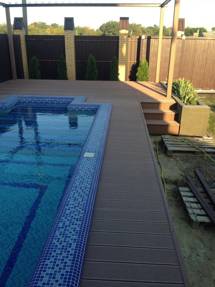 Обложка проекта: Терраса вокруг бассейна в пос.Кумженская г.Ростов-на-Дону.