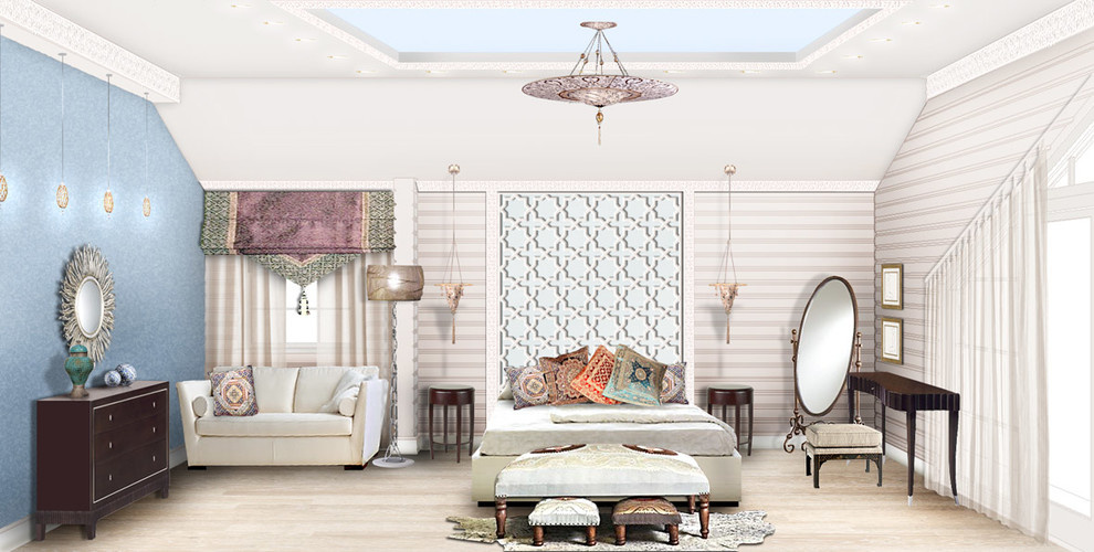 Вариант оформления спальни