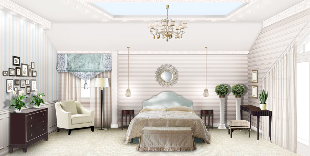 Вариант оформления спальни