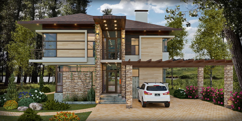 Дом в экостиле