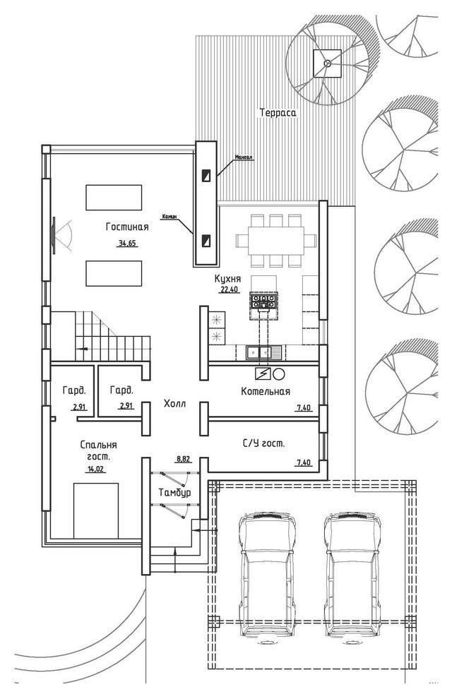 Дом в экостиле