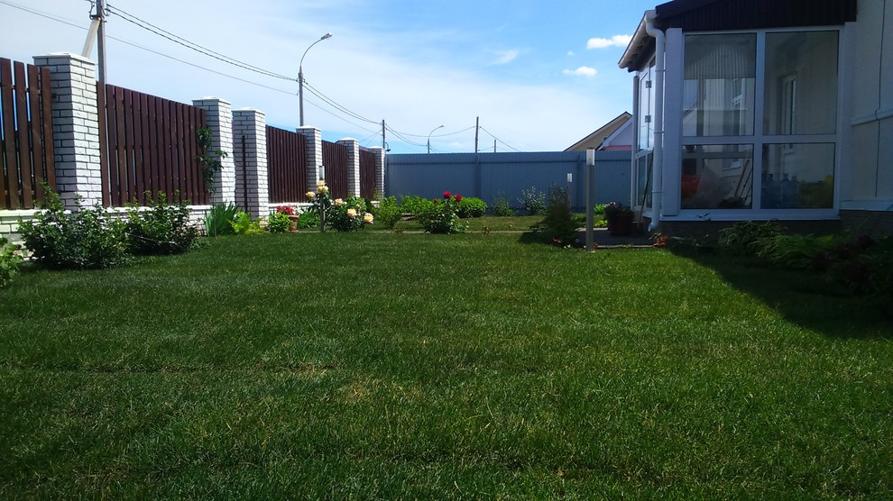 Укладка рулонного газона, Самарская область, Ладья Благополучия