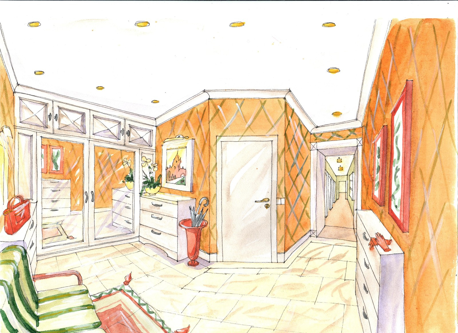 Эскизы Квартиры в Петербурге