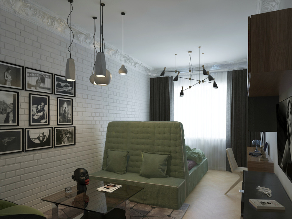 Сталинка на Ломоносовском. Дизайн детской комнаты для мальчика-подростка