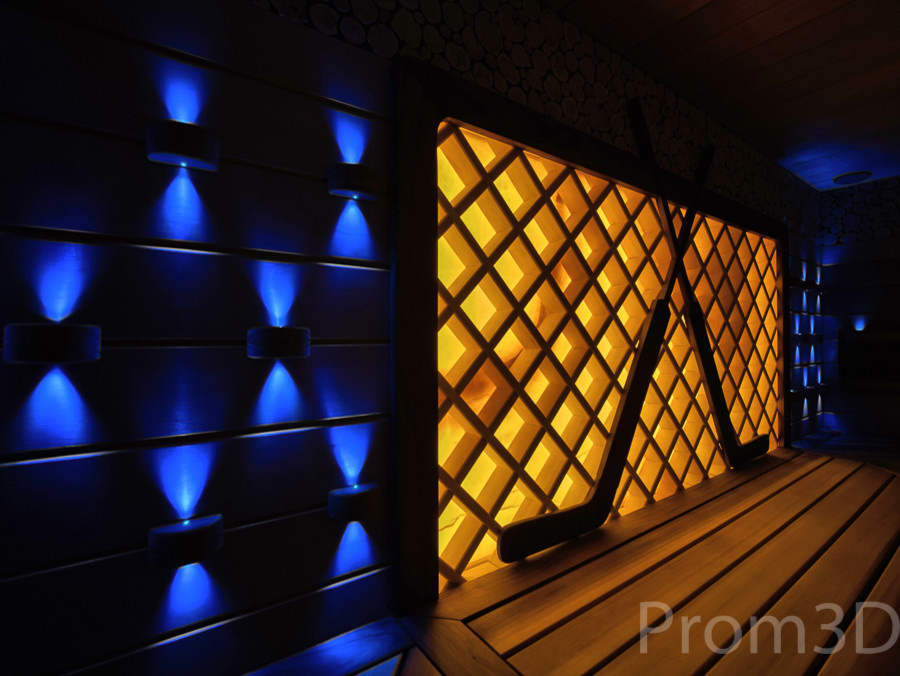 Обложка проекта: Эксклюзивная сауна в хоккейном стиле