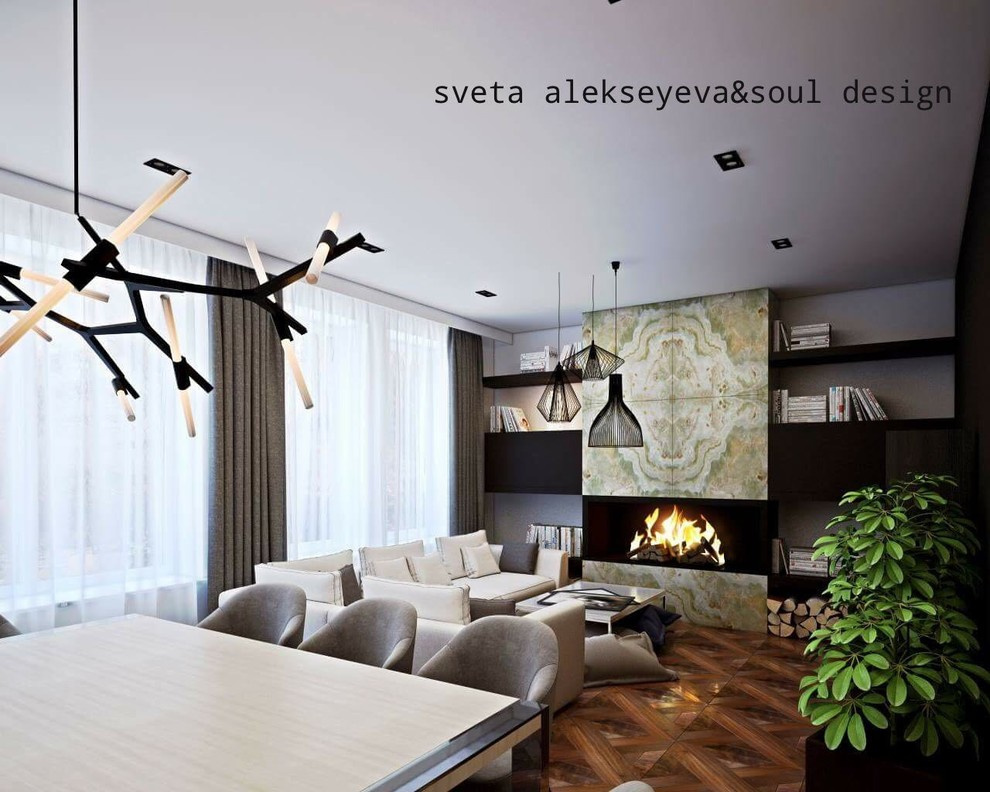 ЗАГОРОДНЫЙ ДОМ, П. КУПАНСКОЕ , СОВМЕСТНЫЙ ПРОЕКТ С ДИЗАЙНЕРОМ СВЕТЛАНОЙ АЛЕКСЕЕВ