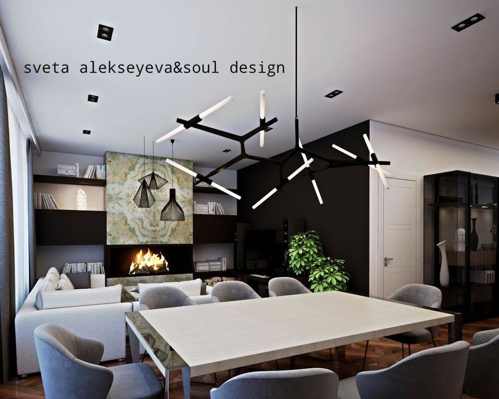 ЗАГОРОДНЫЙ ДОМ, П. КУПАНСКОЕ , СОВМЕСТНЫЙ ПРОЕКТ С ДИЗАЙНЕРОМ СВЕТЛАНОЙ АЛЕКСЕЕВ