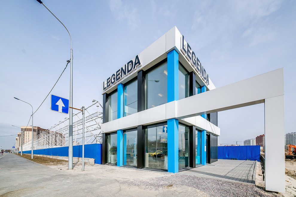 Временный офис продаж для проекта LEGENDA на Дальневосточном 12
