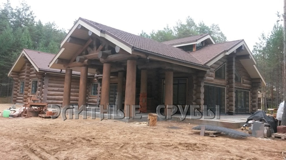 рубленые дома из кедра большого диаметра